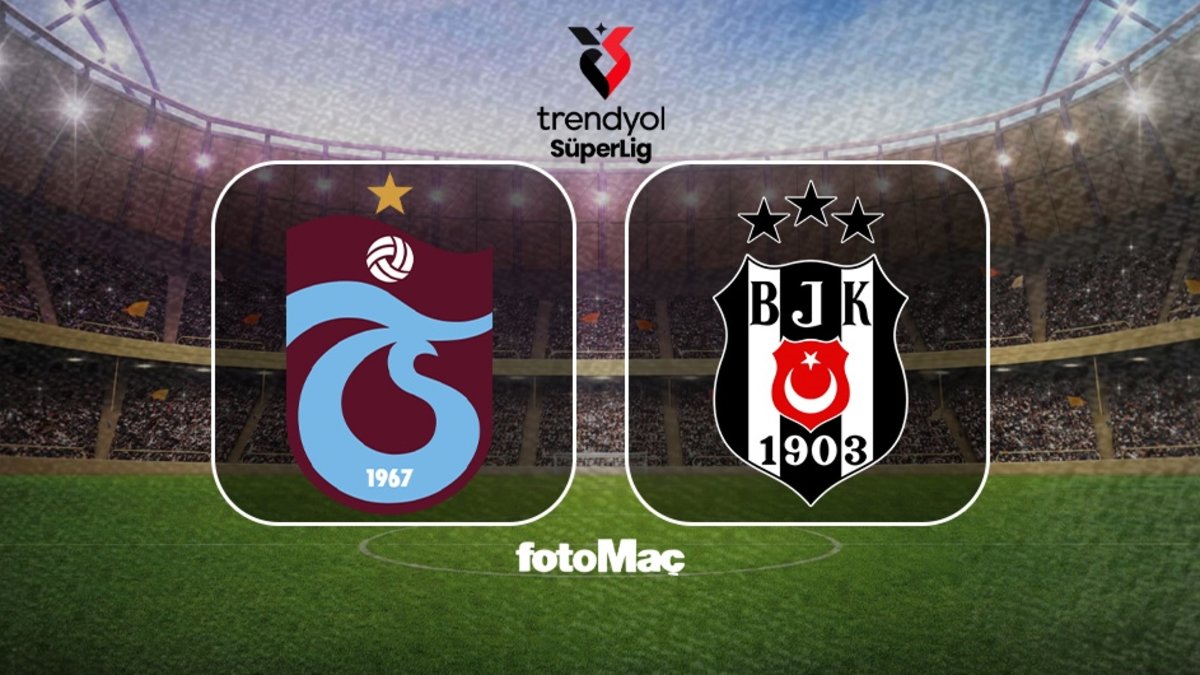 Trabzonspor-Beşiktaş maçı ne zaman, saat kaçta ve hangi kanalda?