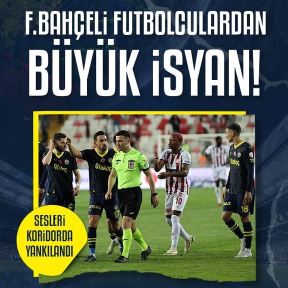 Fenerbahçeli futbolculardan büyük isyan! Sesleri koridorda yankılandı