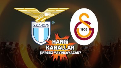 Lazio - Galatasaray maçı CANLI ŞİFRESİZ İZLE 🔥 | Lazio Galatasaray maçı hangi kanallarda canlı yayınlanacak? Galatasaray maçı şifresiz veren kanallar... (GS maçı izle)