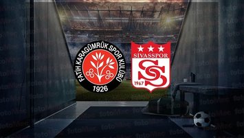 Vavacars F. Karagümrük - EMS  Yapı Sivasspor | CANLI
