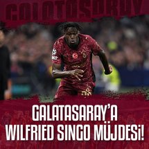 Galatasaray'a müjdeli haber! Wilfried Singo...