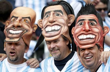 Arjantin - İsviçre maçından renkli kareler