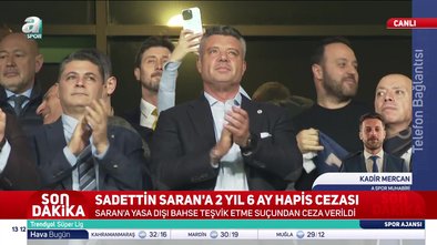 Sadettin Saran için hapis cezası kararı!