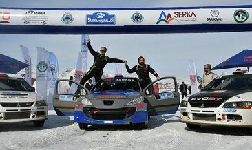 Türkiye'nin ilk kış yarışı Sarıkamış Rallisi tamamlandı