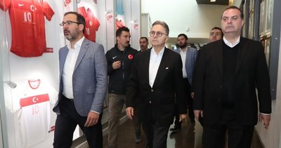Bakan Mehmet Kasapoğlu’ndan TFF Başkanı Hüsnü Güreli’ye ziyaret
