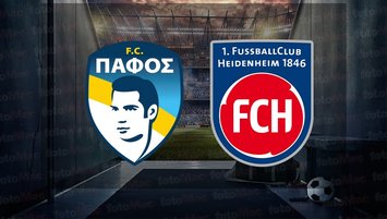 Pafos - Heidenheim maçı ne zaman?