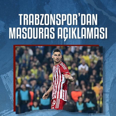 Trabzonspor’dan Giorgos Masouras açıklaması