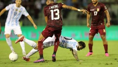 Venezuela-Arjantin maçında Lionel Messi'ye acımasız faul! Ucuz kurtuldu
