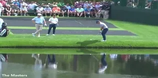 Golfçüden inanılmaz hareket!