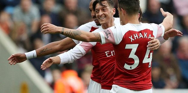 Mesut Özil 200. resmi maçında gol attı