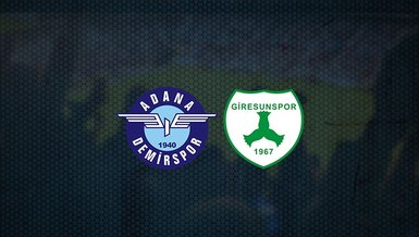 Adana Demirspor - Giresunspor maçı ne zaman, saat kaçta ve hangi kanalda canlı yayınlanacak? | TFF 1. Lig