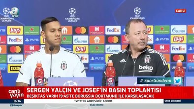 Beşiktaş Borussia Dortmund maçı öncesi Sergen Yalçın konuştu!