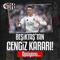 Beşiktaş'tan Cengiz kararı!