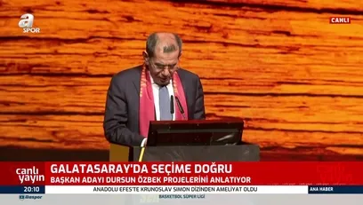 >Galatasaray başkan adayı Dursun Özbek’ten iddialı sözler!
