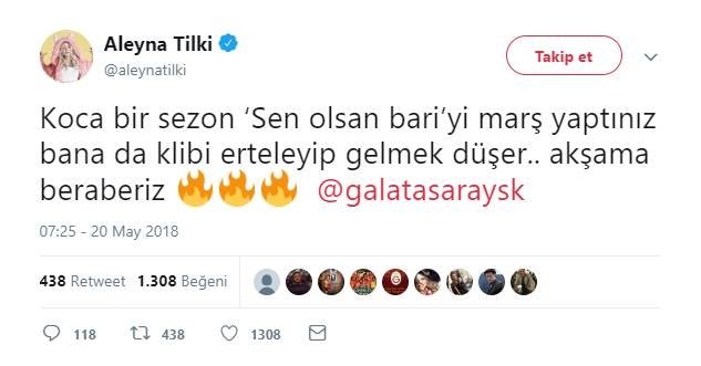 Aleyna Tilki Den Galatasaray A Mesaj Son Dakika Galatasaray Haberleri Fotomac