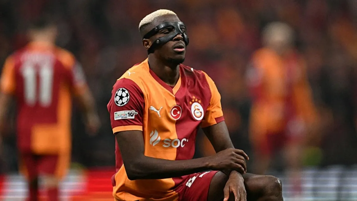 Galatasaray'a Beşiktaş derbisi öncesi kötü haber! Victor Osimhen…