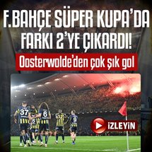 Fenerbahçe farkı 2'ye çıkardı!