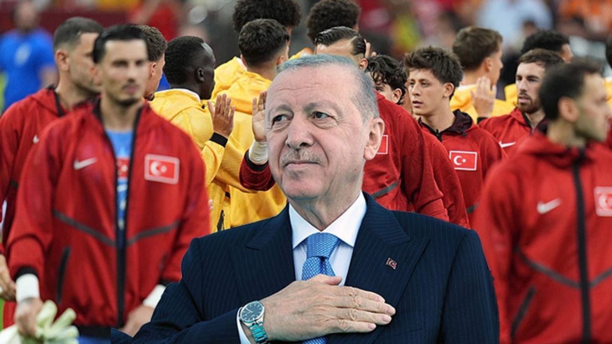 Başkan Recep Tayyip Erdoğan'dan Milli Takım'a başarı mesajı!