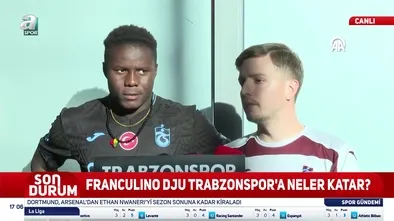 Franculino Dju Trabzon'a geldi!