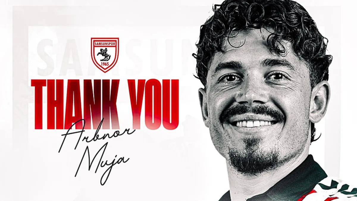 Samsunspor'da Muja dönemi sona erdi