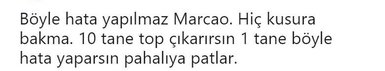 Galatasaray’da Marcao tepkileri