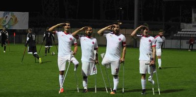 Ampute Milli Takımı, Gürcistan'ı 9-0 mağlup etti