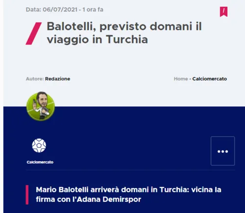 Adana Demirspor Mario Balotelli transferini bitiriyor! İşte Türkiye'ye geliş tarihi - 1