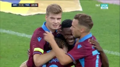>İşte Trabzonspor'un üçüncü golü