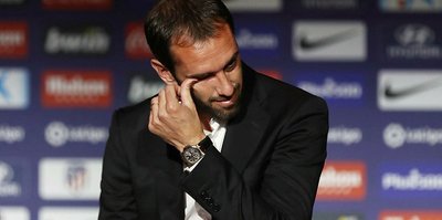 Inter'e giden Godin Atletico Madrid'e veda etti