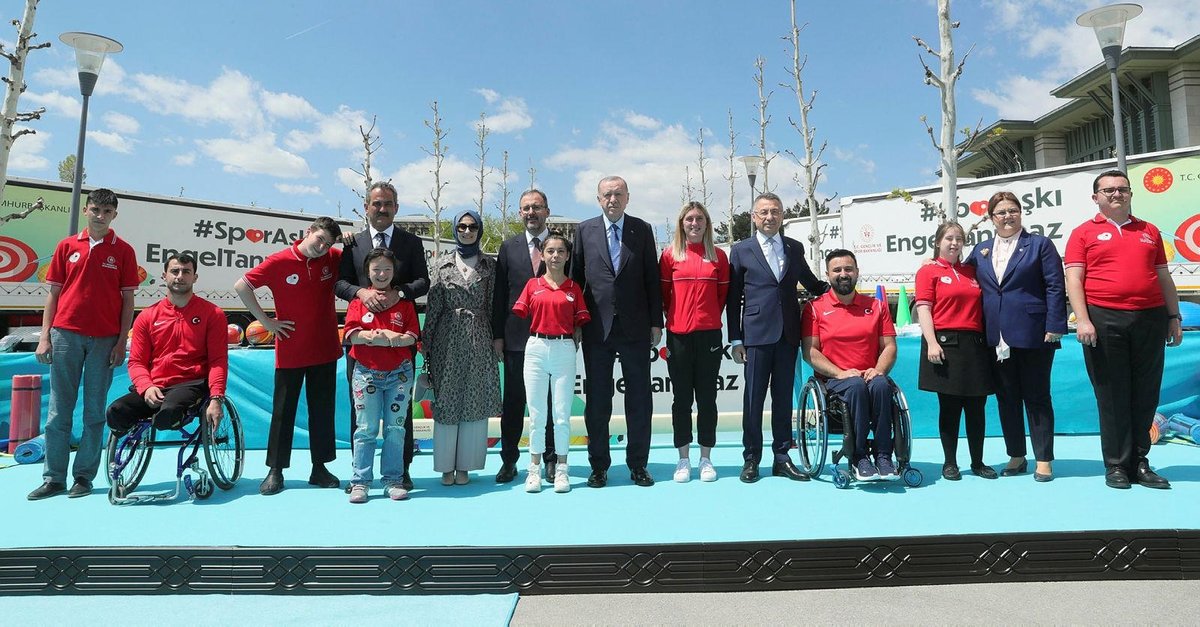 Başkan Erdoğan "Spor Aşkı Engel Tanımaz" projesinde açıklamalarda bulundu