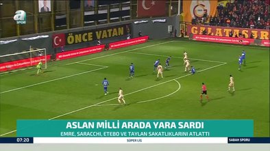 Galatasaray milli arada yara sardı