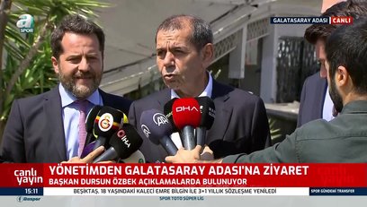 >Özbek müjdeyi verdi! G.Saray adası...