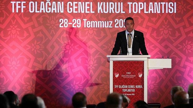 Fenerbahçe Başkanı Ali Koç TFF'nin Olağan Genel Kurulu'nda açıklamalarda bulundu!
