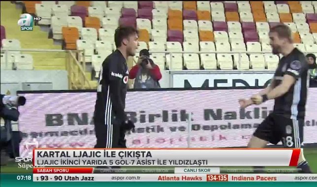 Beşiktaş Ljajic ile çıkışta