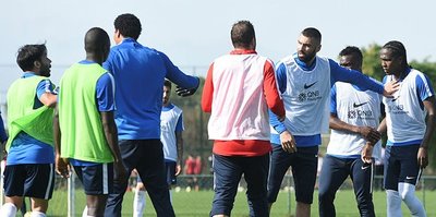 Trabzonspor antrenmanında tartışma