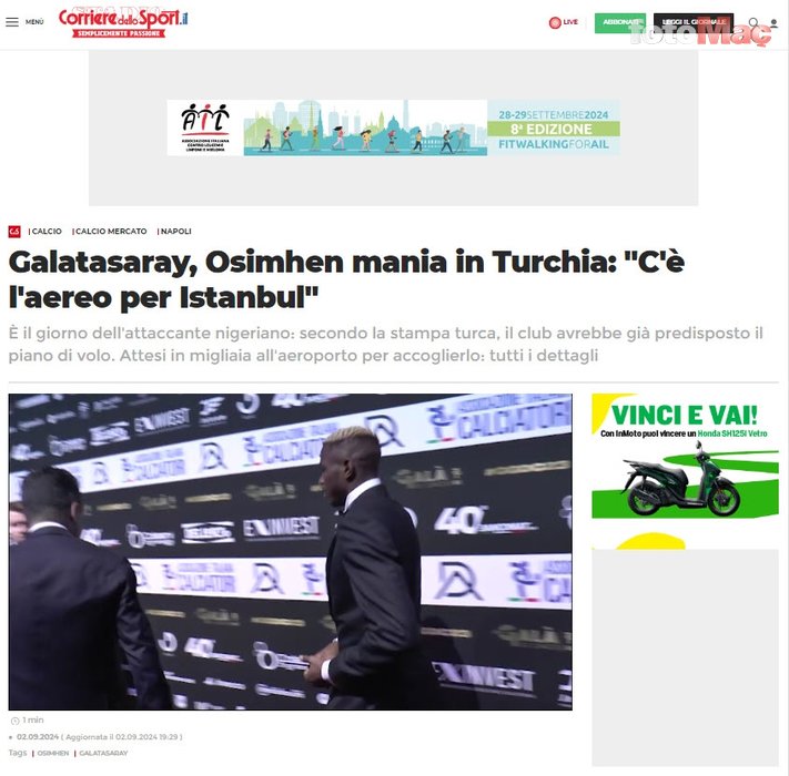 GALATASARAY HABERİ - Osimhen transferi Avrupa'da büyük ses getirdi! İşte atılan manşetler
