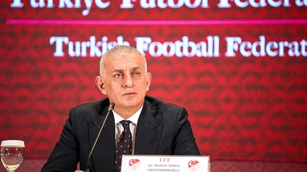 TFF Başkanı İbrahim Hacıosmanoğlu'ndan yeni yıl mesajı