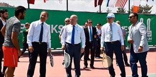 Erzurum'da tenis şöleni