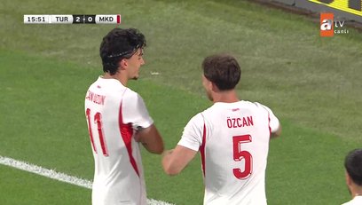 >GOL | Türkiye 2-0 Kuzey Makedonya .