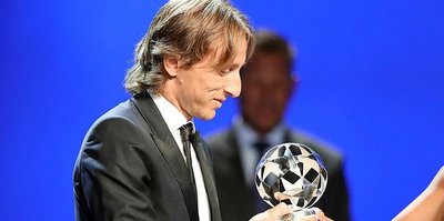 Modric, Avrupa'da yılın futbolcusu seçildi