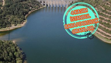 BARAJ DOLULUK ORANLARI - İstanbul baraj doluluk oranı İSKİ 4 Kasım rakamları