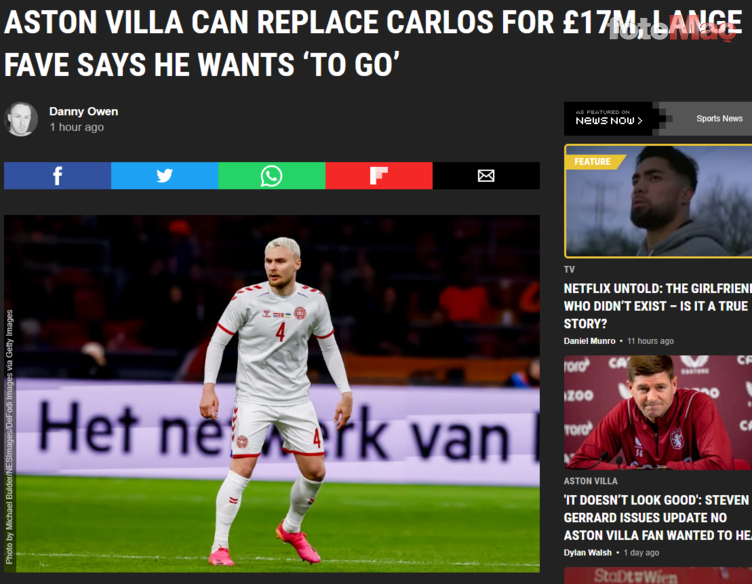 GALATASARAY TRANSFER HABERLERİ: Aston Villa'nın Nelsson teklifi belli oldu