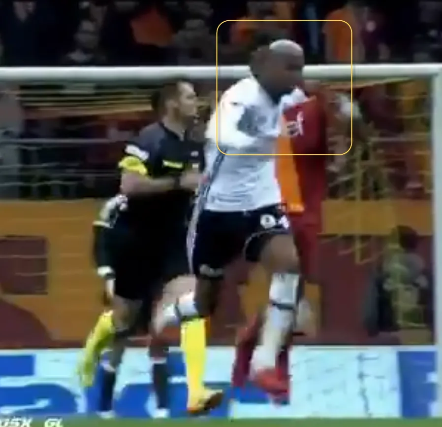 Talisca, Donk'a dirsek attı Fırat Aydınus görmedi - 1