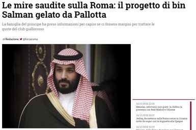 Cengiz Ünder’li Roma’ya Mohammed bin Salman talip oldu