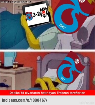 Trabzonspor - Beşiktaş maçı capsleri!