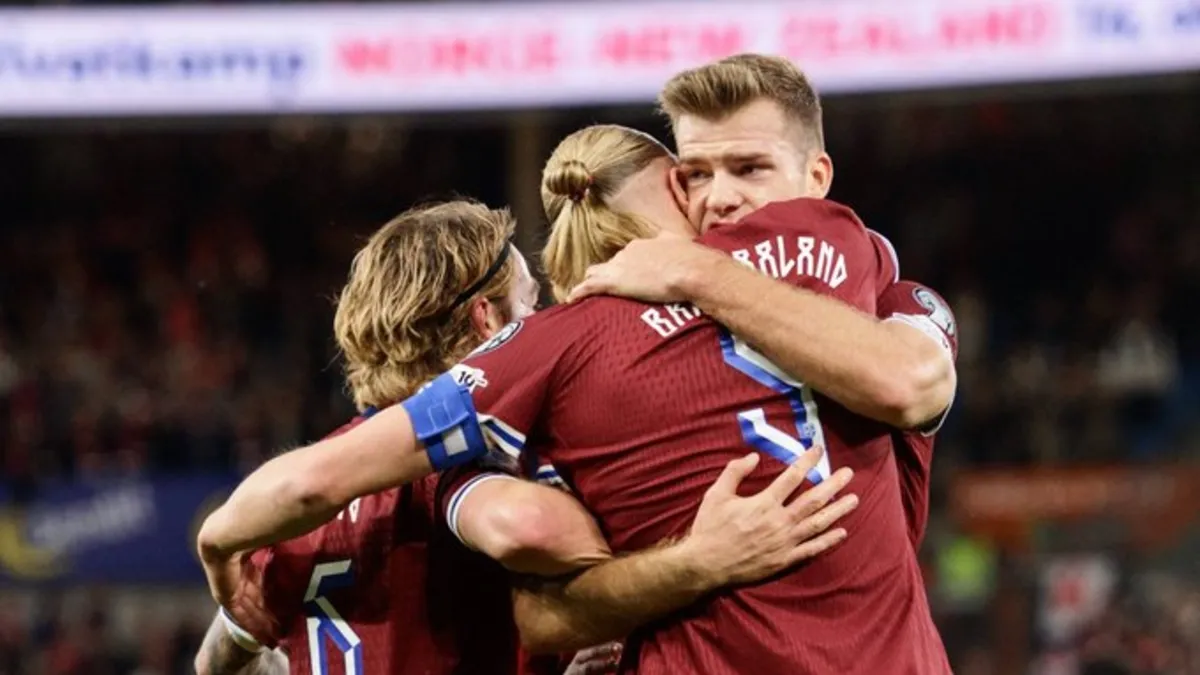 Norveç Sörloth ve Haaland'la Estonya'yı dağıttı!