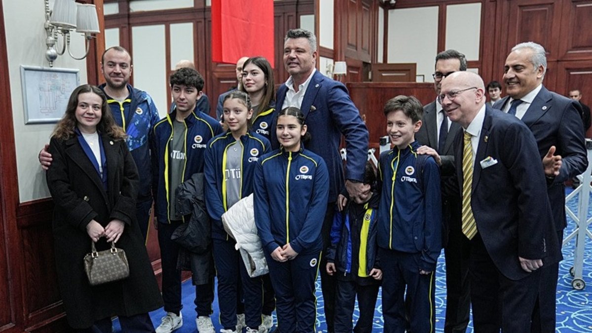 Fenerbahçe'de bayramlaşma töreni yapıldı