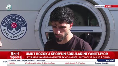 Umut Bozok Gaziantep FK galibiyetini değerlendirdi