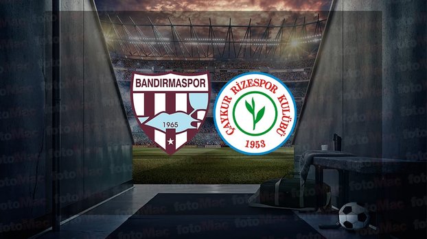Bandırmaspor - Rizespor maçı ne zaman, saat kaçta ve hangi kanalda canlı yayınlanacak? | TFF 1. Lig