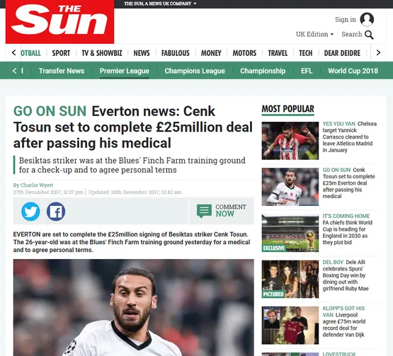 İngilizler duyurdu: Cenk Tosun sağlık kontrolünden geçti - 2